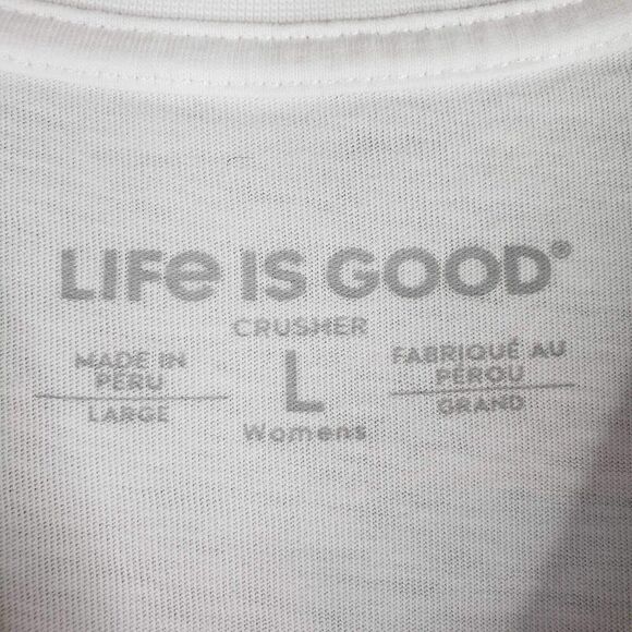 Life is Good Long Sleeve Crusher Tee Dr Suess Cindy Lou Who Christmas Large L - Picture 7 of 8